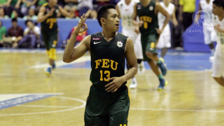 Mike Tolomia is averaging 17.0 PPG, 3.8 RPG, and 3.8 APG in Season 77 to lead the Tamaraws. Photo by Josh Albelda