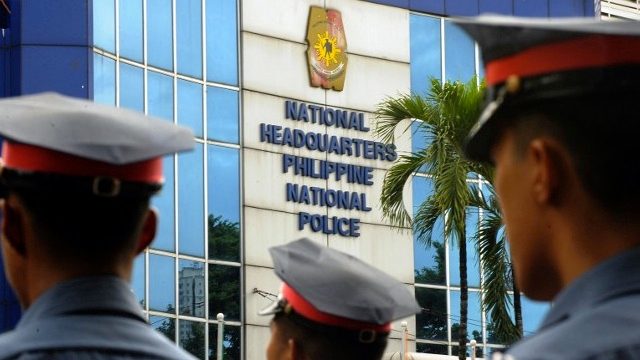PNP. The facade of the Philippine National Police headquarters in Camp Crame. AFP file photo 