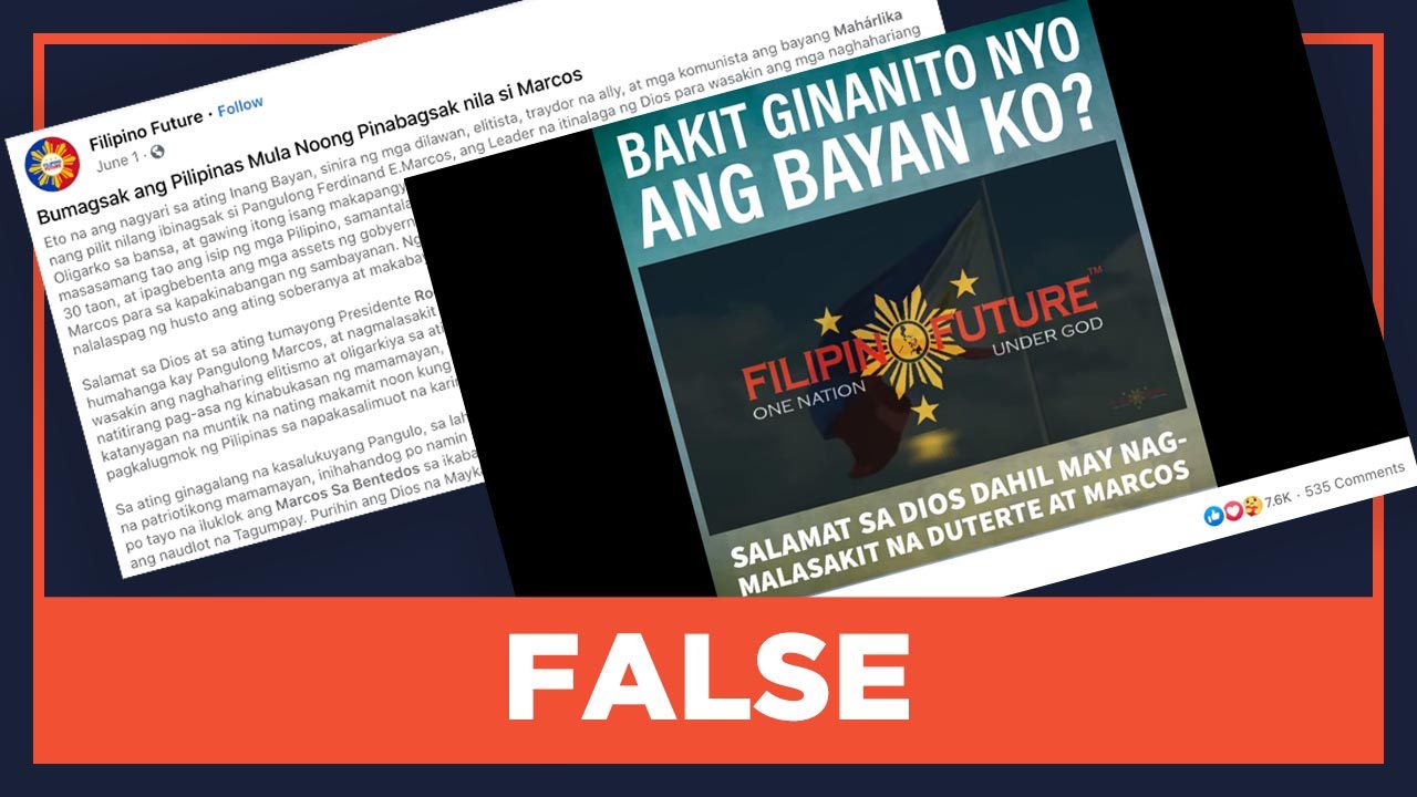 FALSE: PH economy got worse after Marcos was ousted