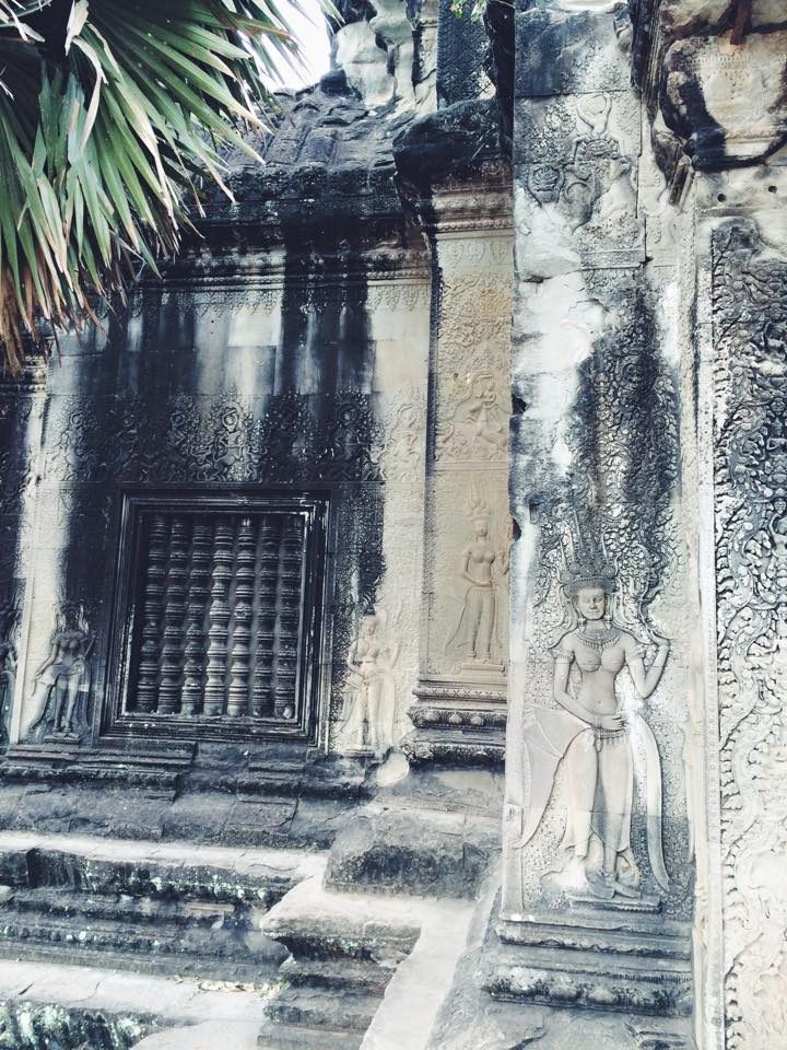 Inside Angkor Wat. Photo by Patty Pasion/Rappler 