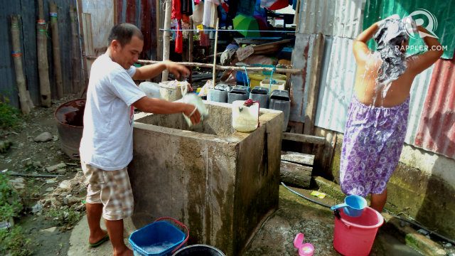 WATER. Only 24% of poor households among the country's poorest provinces have access to running water, a 2015 World Food Programme survey shows. File photo by Fritzie Rodriguez/Rappler  