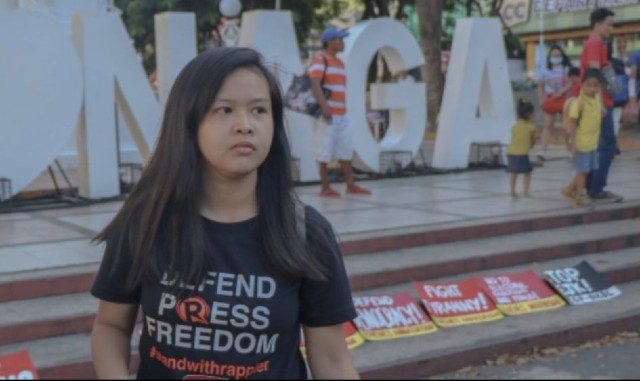 DEFEND PRESS FREEDOM. Student journalist Abby Bilan is fighting for press freedom. Photo courtesy of Bilan 