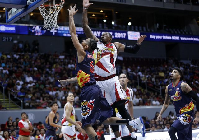 San Miguel rises to 5-0 after trouncing Rain or Shine