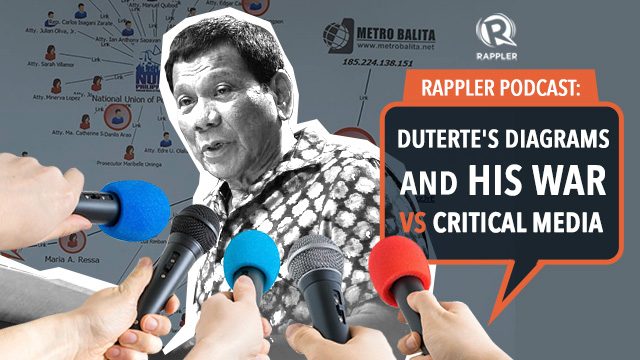 PODCAST: Duterte’s diagrams and his war vs critical media