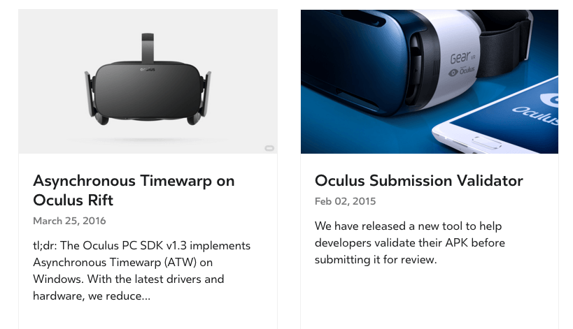 VIRTUAL REALITY BUILDING. Screenshot from Oculus Rift website 