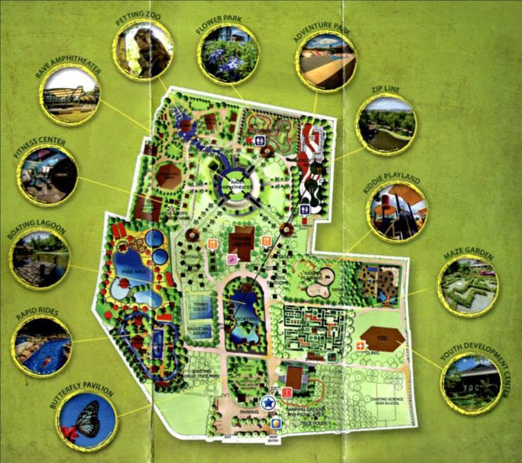 YOUR MAP TO FUN. Image from the Pasig Rainforest Park Facebook page