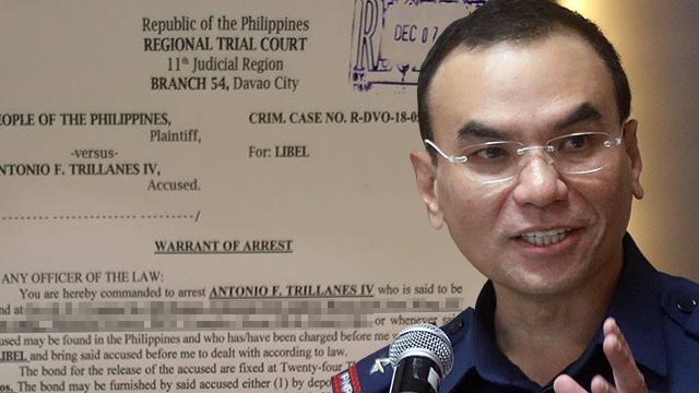 Metro Manila police chief asks Davao cops to ‘LBC’ Trillanes arrest warrant