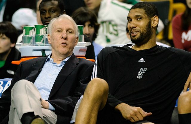 Spurs coach Popovich bids farewell to Duncan