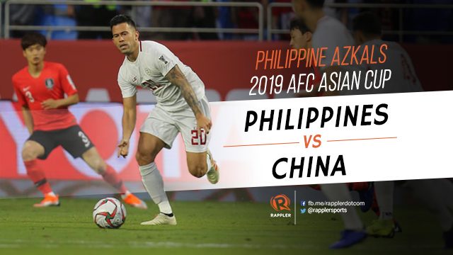 HIGHLIGHTS: Philippines vs China – Asian Cup 2019
