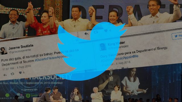 PH Twitter hashtags that trended in 2016