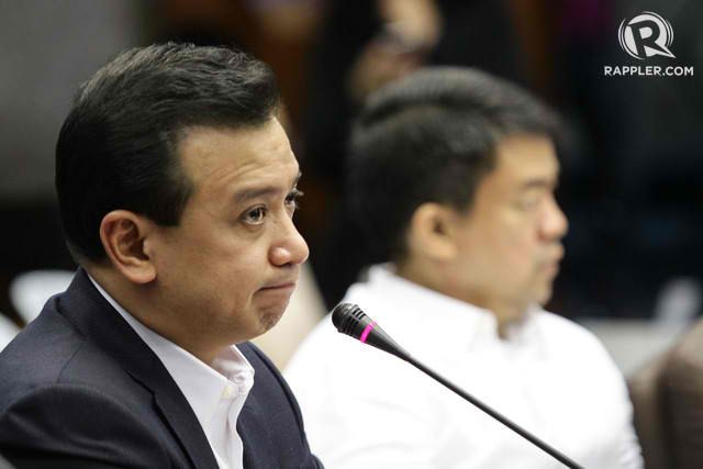Trillanes enters ‘not guilty’ plea in Binay libel case