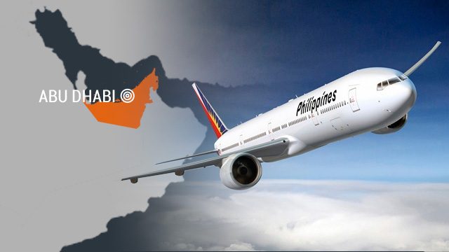 PAL to resume Abu Dhabi flights by end-October