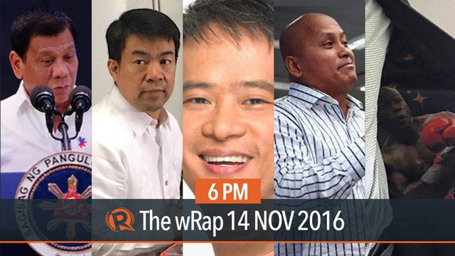 Rodrigo Duterte, Martin Andanar, Joel Villanueva | 6PM wRap
