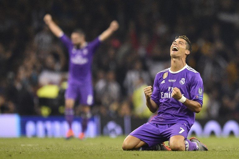 Ronaldo scores twice as Real Madrid wins Champions League again