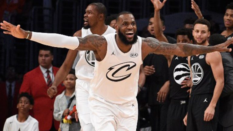 Team LeBron frustrates Team Stephen in NBA All-Star 2018 Game