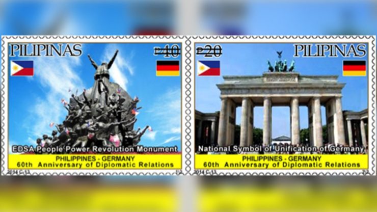 Stamp for 60-year Germany-Philippines diplomatic relations