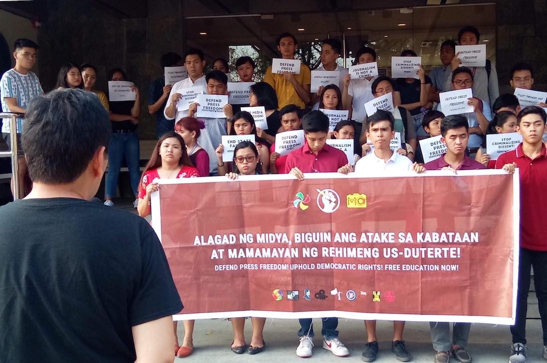 ‘Stand firm, fight for free press:’ UP Diliman community slams arrest of Maria Ressa