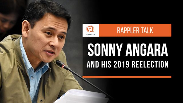 Rappler Talk: Sonny Angara and his 2019 reelection