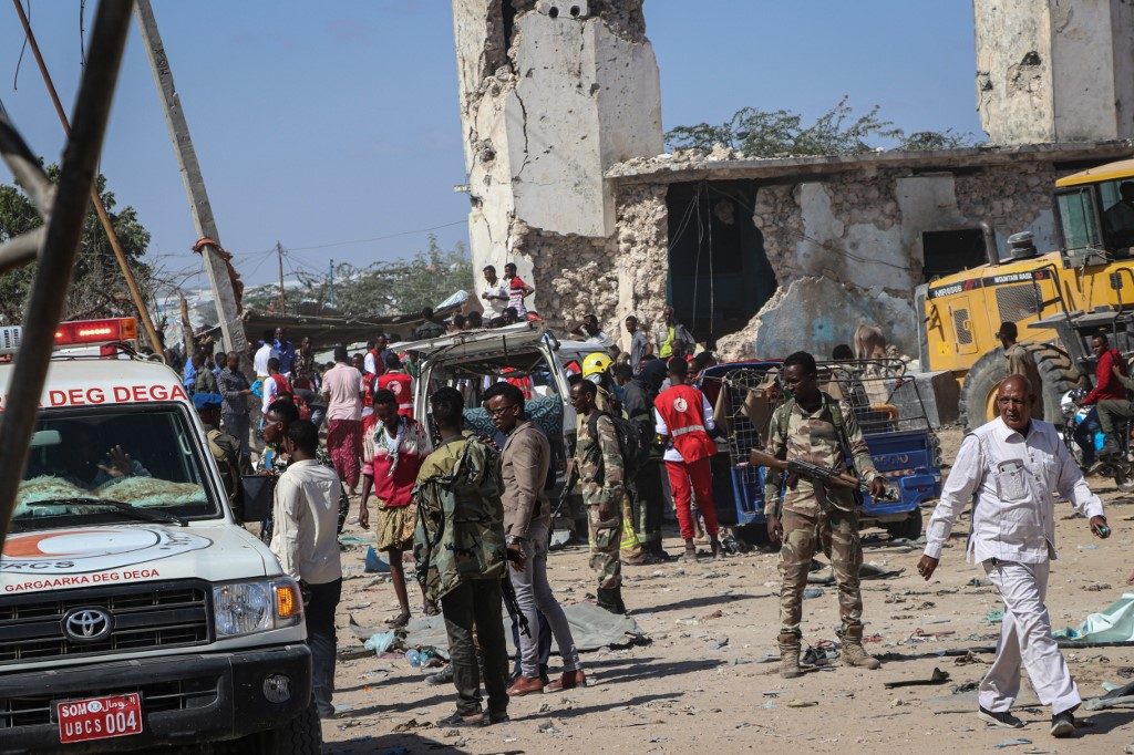 Al-Shabaab militants claim huge Mogadishu bomb attack
