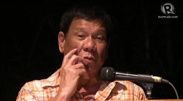 Duterte on governance: You have to be ‘like’ a dictator
