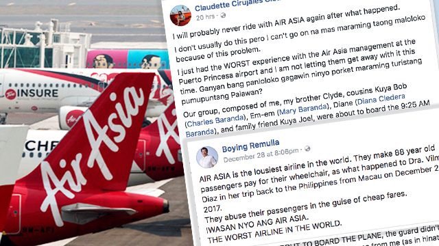 VIRAL: AirAsia tagged as ‘worst’ airline over baggage, PWD assistance fees