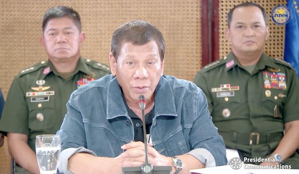 ‘Not martial law,’ Duterte says of Metro Manila lockdown over coronavirus