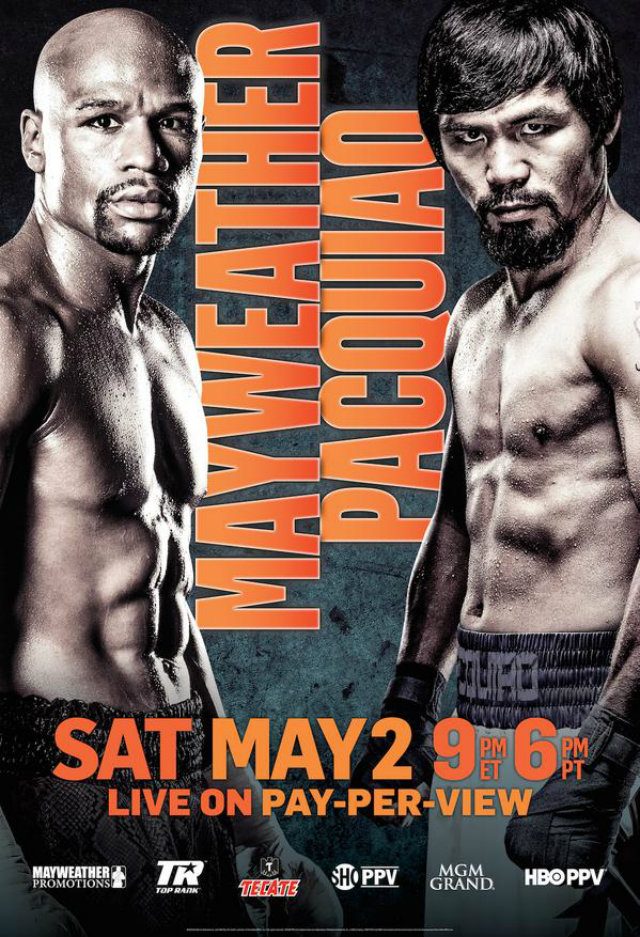 Mayweather vs Pacquiao official poster revealed