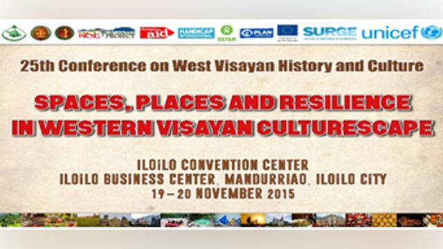 West Visayan Confab on disasters and resilience in culturescape