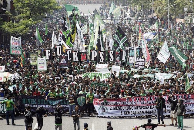 Indonesian football standoff as row escalates