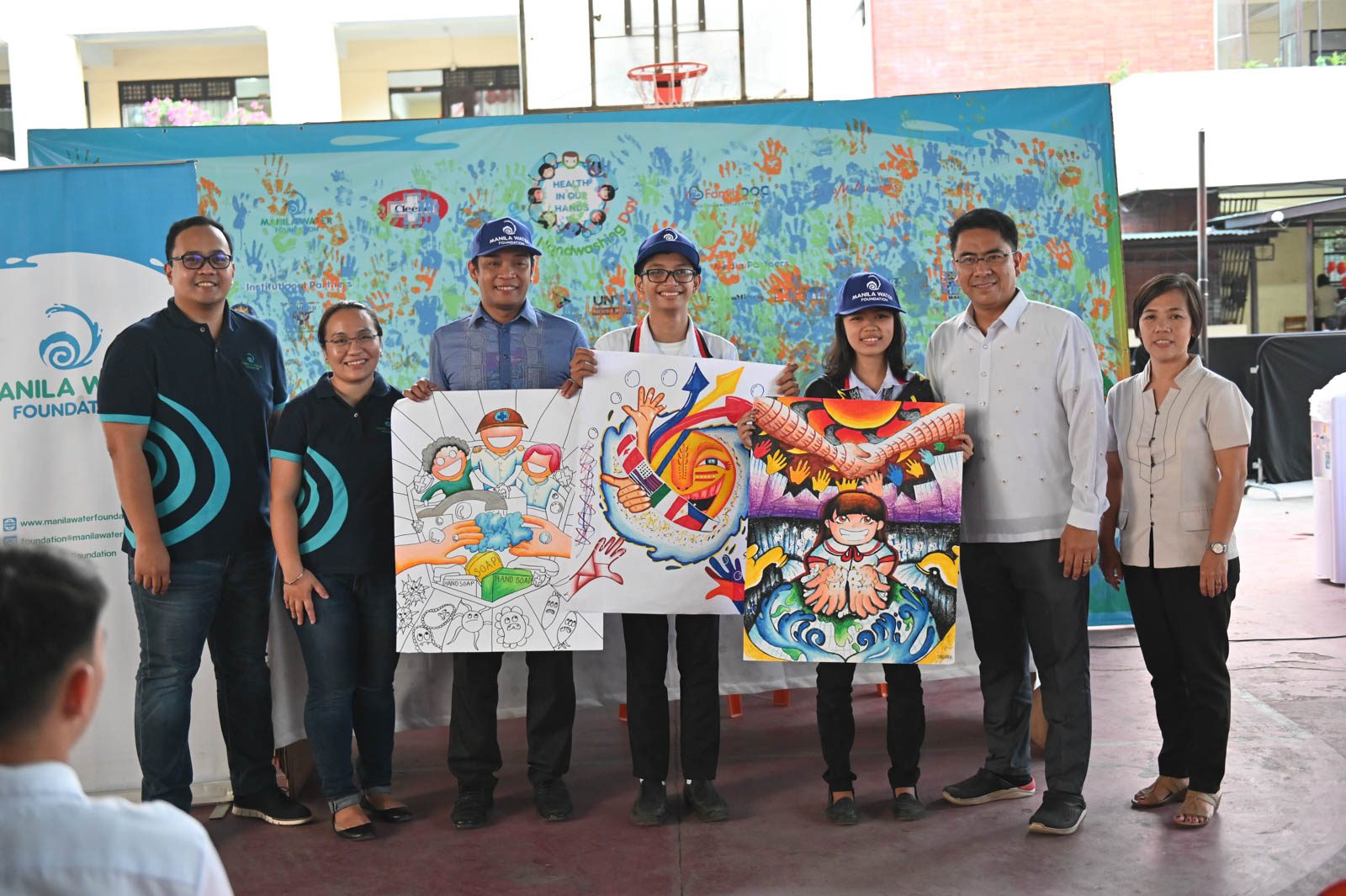 ENGAGING STUDENTS. MWF chose 3 winners out of the 23 students who joined the poster-making contest. 