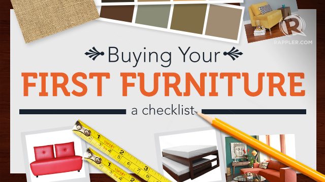 Buying your first furniture: A checklist