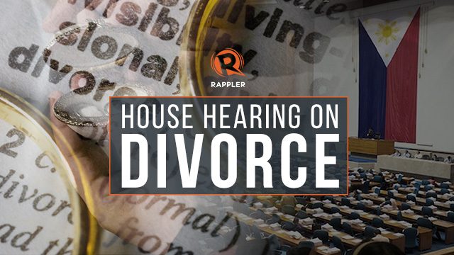 LIVE: House hearing on divorce