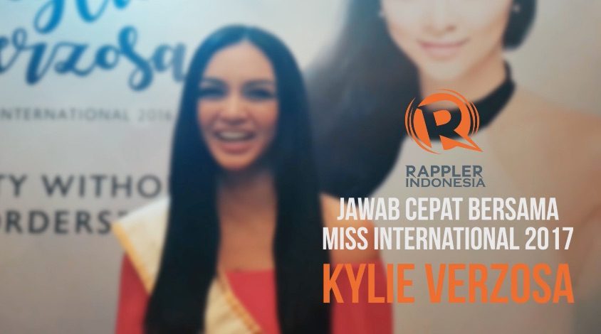 SAKSIKAN: Jawab Cepat bersama Miss International 2016 Kylie Verzosa
