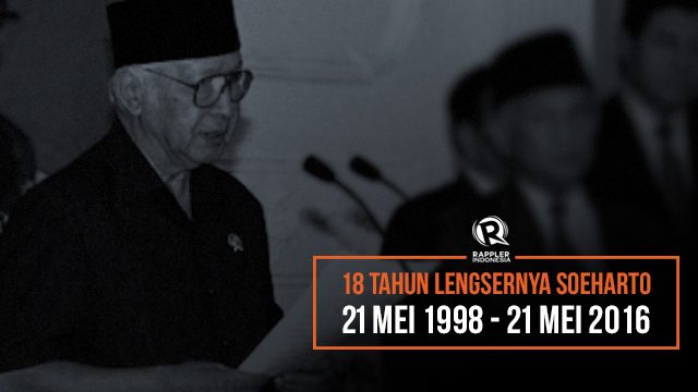 21 Mei 1998: Momen Presiden Soeharto menyatakan berhenti