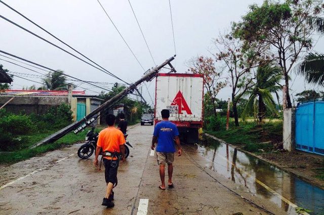 Falling debris hurts 7 in Masbate, zero death in Bicol