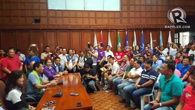 MEETING DUTERTE. Ilocos Norte local government officials and sector representatives meet Duterte 