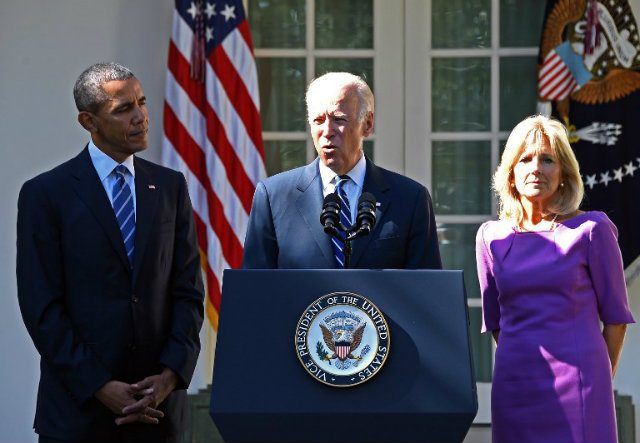 Biden says will not run for White House in 2016