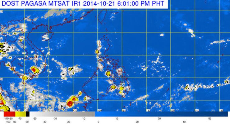 Isolated rains for entire PH on Wednesday