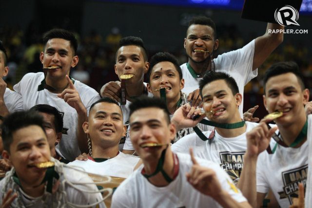 BACK ON TOP. FEU ends a 10-year drought by overcoming UST in the finals. File photo by Josh Albelda/Rappler 