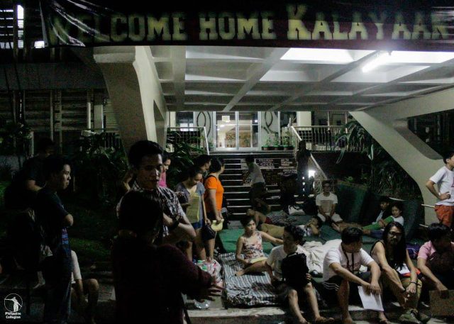 ‘Displaced’ students in UP Diliman