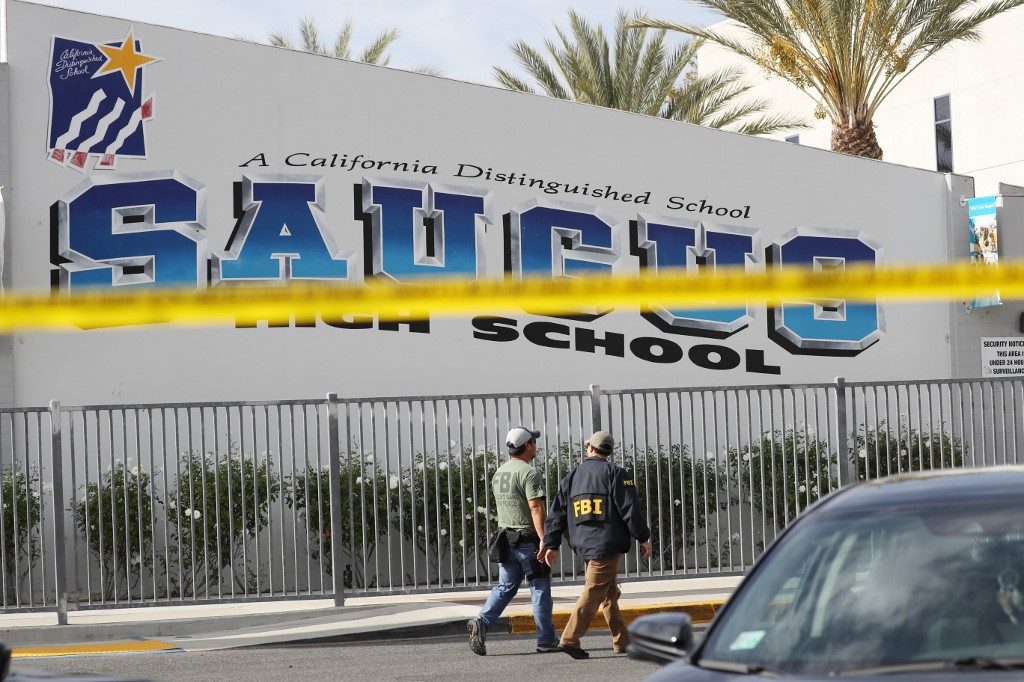 Teenage gunman in California school shooting dies
