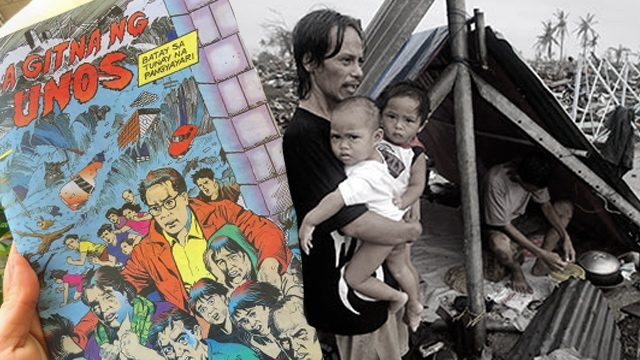 Comic book will not make us vote for Roxas – Yolanda survivors