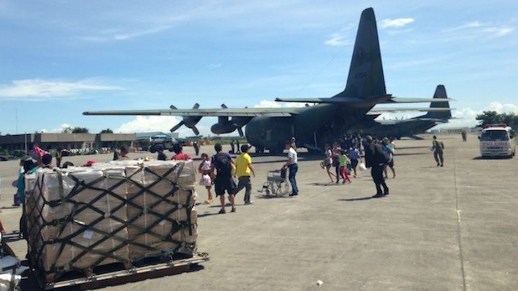 #RubyResponse: 2 C130 cargo planes bring relief to Samar