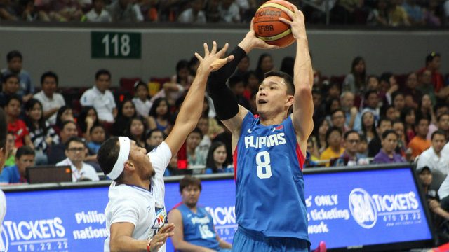 GRENADE GOES OFF. Gary David of Gilas Pilipinas puts up a jumper. He would later be named the game's MVP. Photo by Josh Albelda/Rappler