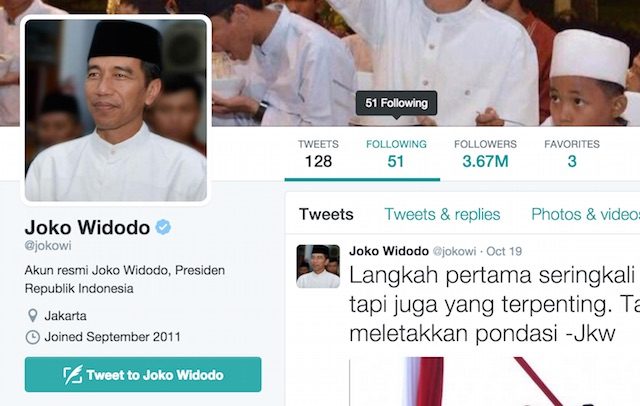 Setahun Jokowi: Lima fakta menarik tentang twitter @Jokowi