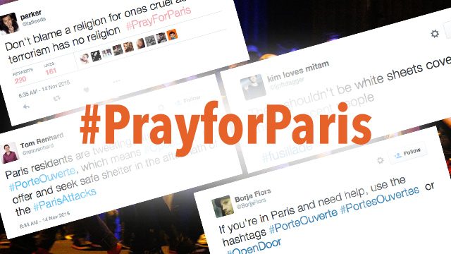 #PrayForParis, #Fusillade trends on Twitter amid Paris attacks