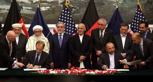 Afghanistan and US sign long-delayed troop pact