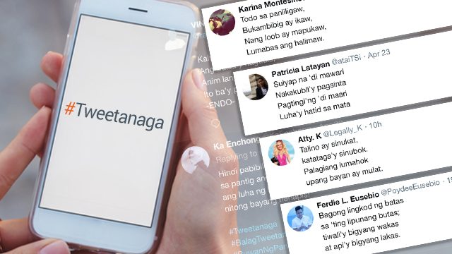 The best #Tweetanaga entries for the 4th week of April 2018