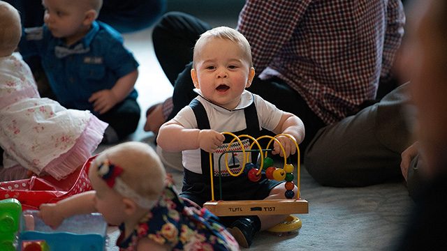 Baby George has royal play day in New Zealand