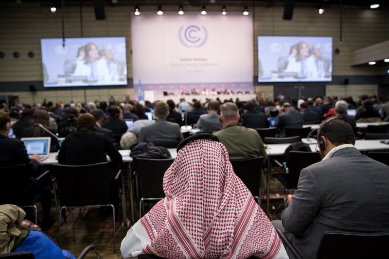 FIGHTING CLIMATE CHANGE. A general view of delegates attending the World Conference Center in Bonn, Germany, 16 May 2016. Photo by Maja Hitij/EPA 